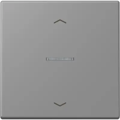 JUNG HOME schakelwip met controlevenster en pijlsymbolen voor HOME draadloze schakelaar Les Couleurs gris 31 203 (LC 101 KO5P 203)