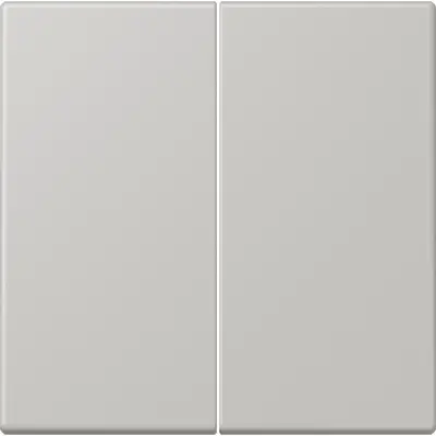 JUNG bedieningselement 2-voudig voor KNX taster F10 Les Couleurs gris clair 31 205 (LC 102 205)