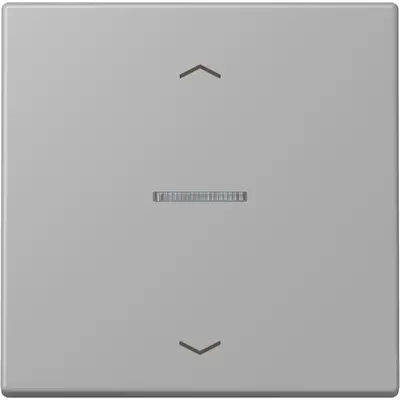 JUNG HOME schakelwip met controlevenster en pijlsymbolen voor HOME draadloze schakelaar Les Couleurs gris moyen 204 (LC 101 KO5P 204)