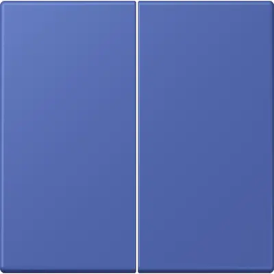 JUNG bedieningselement 2-voudig voor KNX taster F10 Les Couleurs bleu outremer 31 206 (LC 102 206)