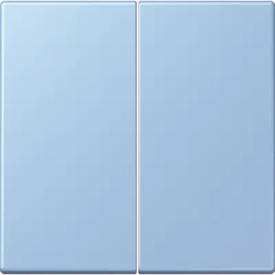 JUNG bedieningselement 2-voudig voor KNX taster F10 Les Couleurs outremer moyen 207 (LC 102 207)