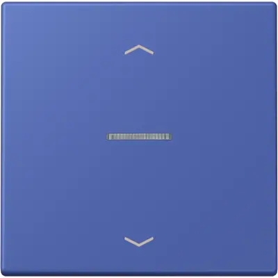 JUNG HOME schakelwip met controlevenster en pijlsymbolen voor HOME draadloze schakelaar Les Couleurs bleu outremer 31 206 (LC 101 KO5P 206)