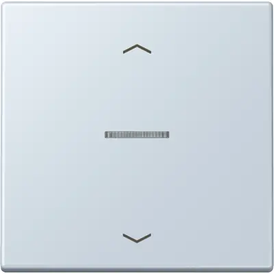 JUNG HOME schakelwip met controlevenster en pijlsymbolen voor HOME draadloze schakelaar Les Couleurs outremer pale 209 (LC 101 KO5P 209)