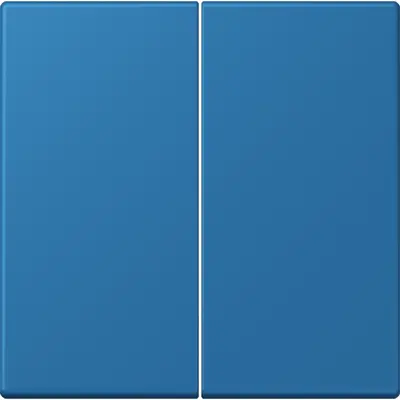 JUNG bedieningselement 2-voudig voor KNX taster F10 Les Couleurs bleu ceruleen 31 211 (LC 102 211)