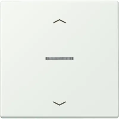JUNG HOME schakelwip met controlevenster en pijlsymbolen voor HOME draadloze schakelaar Les Couleurs outremer gris 210 (LC 101 KO5P 210)