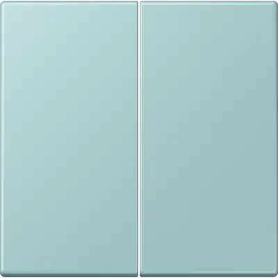 JUNG bedieningselement 2-voudig voor KNX taster F10 Les Couleurs ceruleen clair 214 (LC 102 214)