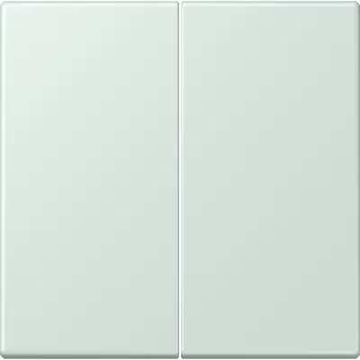 JUNG bedieningselement 2-voudig voor KNX taster F10 Les Couleurs ceruleen pale 215 (LC 102 215)