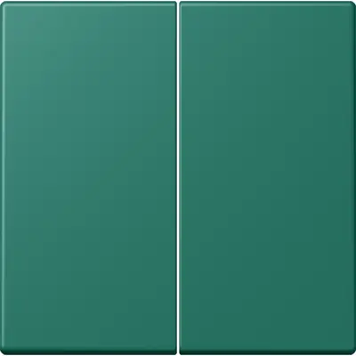 JUNG bedieningselement 2-voudig voor KNX taster F10 Les Couleurs vert anglais 216 (LC 102 216)
