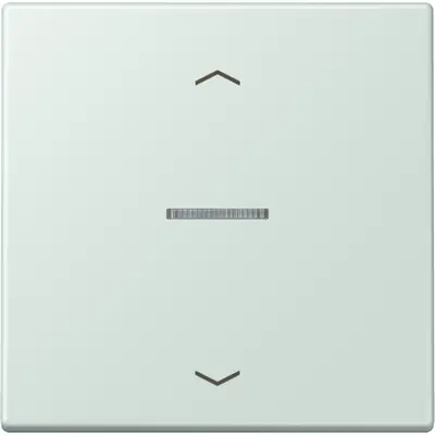 JUNG HOME schakelwip met controlevenster en pijlsymbolen voor HOME draadloze schakelaar Les Couleurs ceruleen pale 215 (LC 101 KO5P 215)