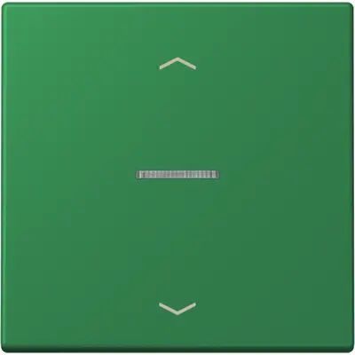JUNG HOME schakelwip met controlevenster en pijlsymbolen voor HOME draadloze schakelaar Les Couleurs vert fonce 219 (LC 101 KO5P 219)