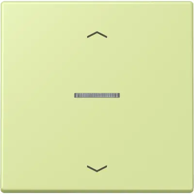 JUNG HOME schakelwip met controlevenster en pijlsymbolen voor HOME draadloze schakelaar Les Couleurs vert jaune clair 222 (LC 101 KO5P 222)