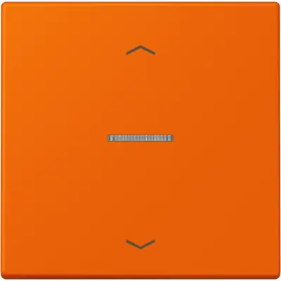 JUNG HOME schakelwip met controlevenster en pijlsymbolen voor HOME draadloze schakelaar Les Couleurs orange 224 (LC 101 KO5P 224)