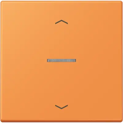 JUNG HOME schakelwip met controlevenster en pijlsymbolen voor HOME draadloze schakelaar Les Couleurs orange clair 225 (LC 101 KO5P 225)