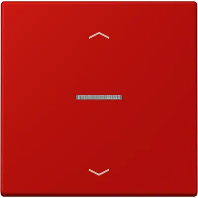 JUNG HOME schakelwip met controlevenster en pijlsymbolen voor HOME draadloze schakelaar Les Couleurs rouge vermillon 31 227 (LC 101 KO5P 227)
