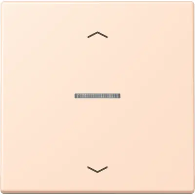 JUNG HOME schakelwip met controlevenster en pijlsymbolen voor HOME draadloze schakelaar Les Couleurs rose pale 228 (LC 101 KO5P 228)