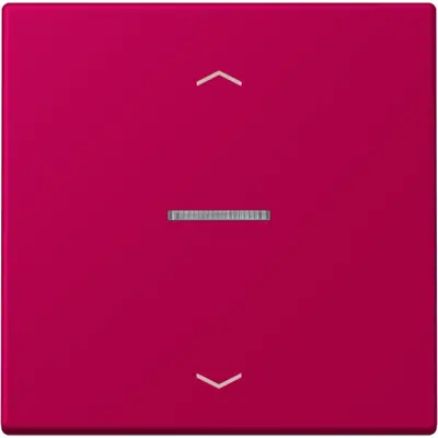 JUNG HOME schakelwip met controlevenster en pijlsymbolen voor HOME draadloze schakelaar Les Couleurs rouge rubia 230 (LC 101 KO5P 230)