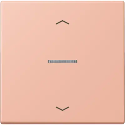 JUNG HOME schakelwip met controlevenster en pijlsymbolen voor HOME draadloze schakelaar Les Couleurs rose clair 231 (LC 101 KO5P 231)