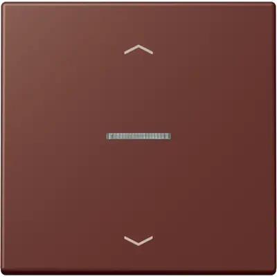 JUNG HOME schakelwip met controlevenster en pijlsymbolen voor HOME draadloze schakelaar Les Couleurs terre sienne brulee 31 235 (LC 101 KO5P 235)