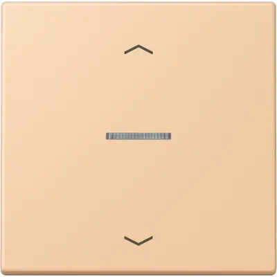 JUNG HOME schakelwip met controlevenster en pijlsymbolen voor HOME draadloze schakelaar Les Couleurs terre sienne claire 31 237 (LC 101 KO5P 237)