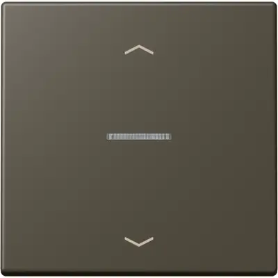 JUNG HOME schakelwip met controlevenster en pijlsymbolen voor HOME draadloze schakelaar Les Couleurs ombre naturelle 31 241 (LC 101 KO5P 241)