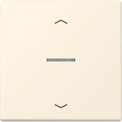 JUNG HOME schakelwip met controlevenster en pijlsymbolen voor HOME draadloze schakelaar Les Couleurs blanc ivoire 245 (LC 101 KO5P 245)