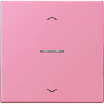 JUNG HOME schakelwip met controlevenster en pijlsymbolen voor HOME draadloze schakelaar Les Couleurs rose vif 246 (LC 101 KO5P 246)