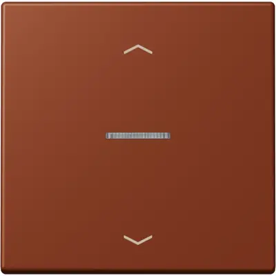 JUNG HOME schakelwip met controlevenster en pijlsymbolen voor HOME draadloze schakelaar Les Couleurs terre sienne brulee 59 247 (LC 101 KO5P 247)