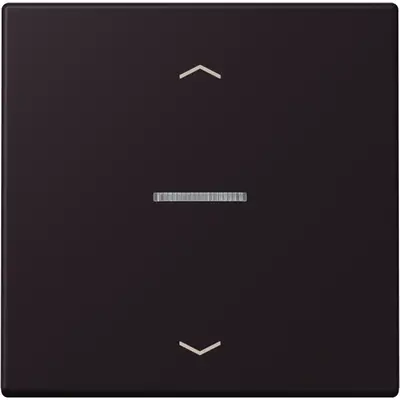 JUNG HOME schakelwip met controlevenster en pijlsymbolen voor HOME draadloze schakelaar Les Couleurs noir d'ivoire 248 (LC 101 KO5P 248)