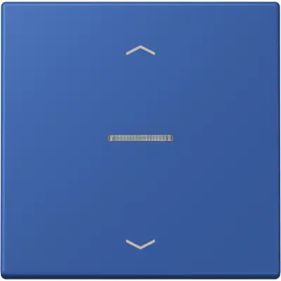 JUNG HOME schakelwip met controlevenster en pijlsymbolen voor HOME draadloze schakelaar Les Couleurs bleu outremer 59 253 (LC 101 KO5P 253)