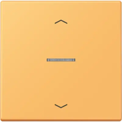 JUNG HOME schakelwip met controlevenster en pijlsymbolen voor HOME draadloze schakelaar Les Couleurs ocre jaune clair 254 (LC 101 KO5P 254)