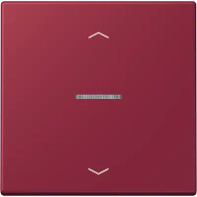 JUNG HOME schakelwip met controlevenster en pijlsymbolen voor HOME draadloze schakelaar Les Couleurs le rubis 255 (LC 101 KO5P 255)