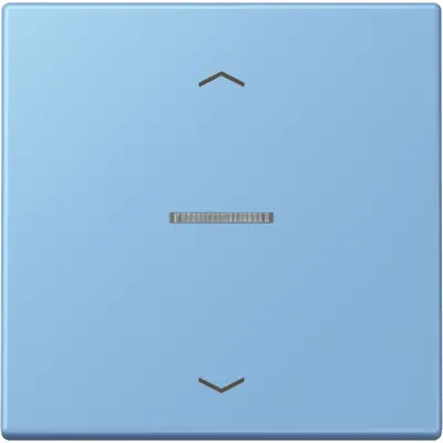 JUNG HOME schakelwip met controlevenster en pijlsymbolen voor HOME draadloze schakelaar Les Couleurs bleu ceruleen 59 256 (LC 101 KO5P 256)