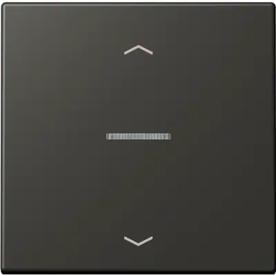JUNG HOME schakelwip met controlevenster en pijlsymbolen voor HOME draadloze schakelaar Les Couleurs ombre naturelle 59 259 (LC 101 KO5P 259)