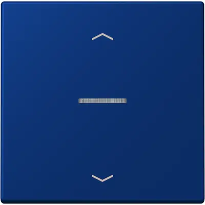 JUNG HOME schakelwip met controlevenster en pijlsymbolen voor HOME draadloze schakelaar Les Couleurs bleu outremer fonce 261 (LC 101 KO5P 261)