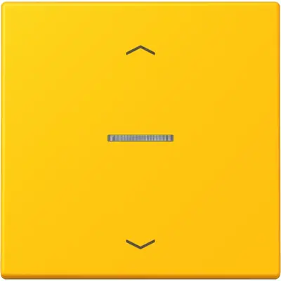 JUNG HOME schakelwip met controlevenster en pijlsymbolen voor HOME draadloze schakelaar Les Couleurs le jaune vif 263 (LC 101 KO5P 263)