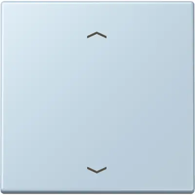JUNG bedieningselement 1-voudig met pijlsymbolen voor KNX taster F10 Les Couleurs outremer clair 208 (LC 101P 208)