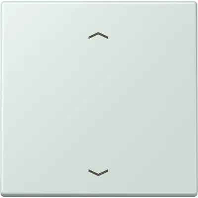 JUNG bedieningselement 1-voudig met pijlsymbolen voor KNX taster F10 Les Couleurs ceruleen pale 215 (LC 101P 215)