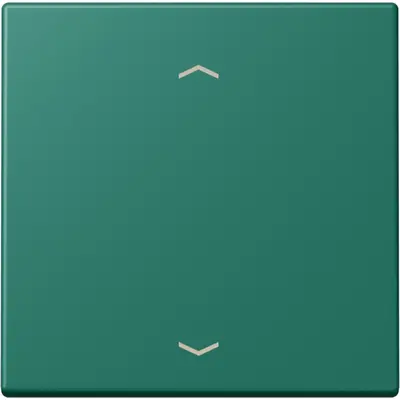 JUNG bedieningselement 1-voudig met pijlsymbolen voor KNX taster F10 Les Couleurs vert anglais 216 (LC 101P 216)