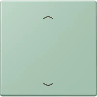 JUNG bedieningselement 1-voudig met pijlsymbolen voor KNX taster F10 Les Couleurs vert anglais clair 217 (LC 101P 217)