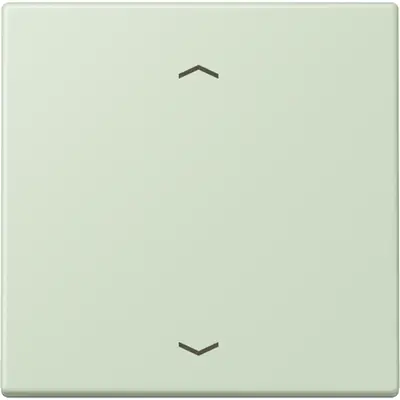 JUNG bedieningselement 1-voudig met pijlsymbolen voor KNX taster F10 Les Couleurs vert anglais pale 218 (LC 101P 218)