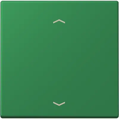 JUNG bedieningselement 1-voudig met pijlsymbolen voor KNX taster F10 Les Couleurs vert fonce 219 (LC 101P 219)