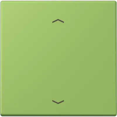 JUNG bedieningselement 1-voudig met pijlsymbolen voor KNX taster F10 Les Couleurs vert 31 220 (LC 101P 220)