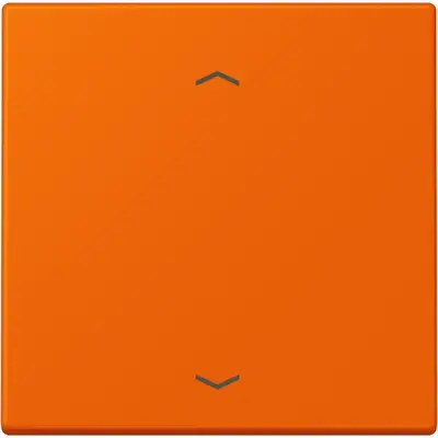 JUNG bedieningselement 1-voudig met pijlsymbolen voor KNX taster F10 Les Couleurs orange 224 (LC 101P 224)