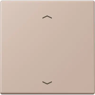 JUNG bedieningselement 1-voudig met pijlsymbolen voor KNX taster F10 Les Couleurs ombre brulee claire 240 (LC 101P 240)