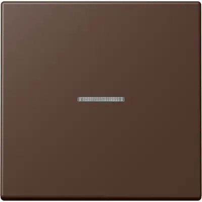 JUNG HOME schakelwip met controlevenster voor HOME draadloze schakelaar Les Couleurs terre d'ombre brulee 31 239 (LC 101 KO5 239)