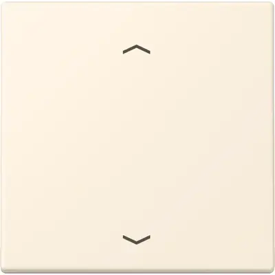 JUNG bedieningselement 1-voudig met pijlsymbolen voor KNX taster F10 Les Couleurs blanc ivoire 245 (LC 101P 245)