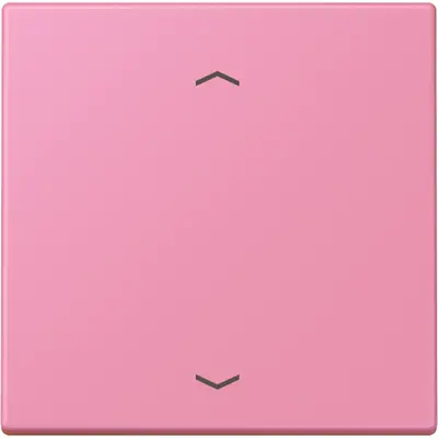 JUNG bedieningselement 1-voudig met pijlsymbolen voor KNX taster F10 Les Couleurs rose vif 246 (LC 101P 246)