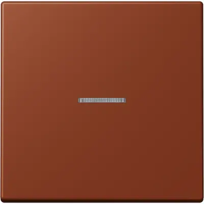 JUNG HOME schakelwip met controlevenster voor HOME draadloze schakelaar Les Couleurs terre sienne brulee 59 247 (LC 101 KO5 247)