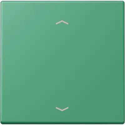 JUNG bedieningselement 1-voudig met pijlsymbolen voor KNX taster F10 Les Couleurs vert 59 250 (LC 101P 250)