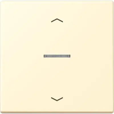 JUNG HOME schakelwip met controlevenster en pijlsymbolen voor HOME draadloze schakelaar Les Couleurs blanc 201 (LC 101 KO5P 201)